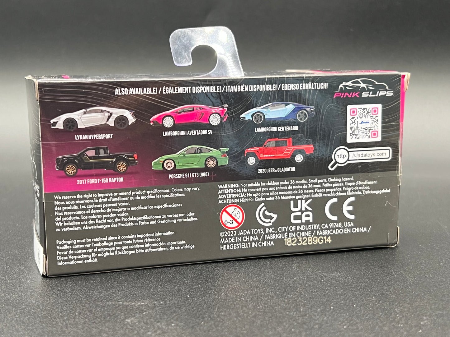 Jada 1:32 Pink Slips Lamborghini Centenario Blue Diecast Model Car 24106 NEW!