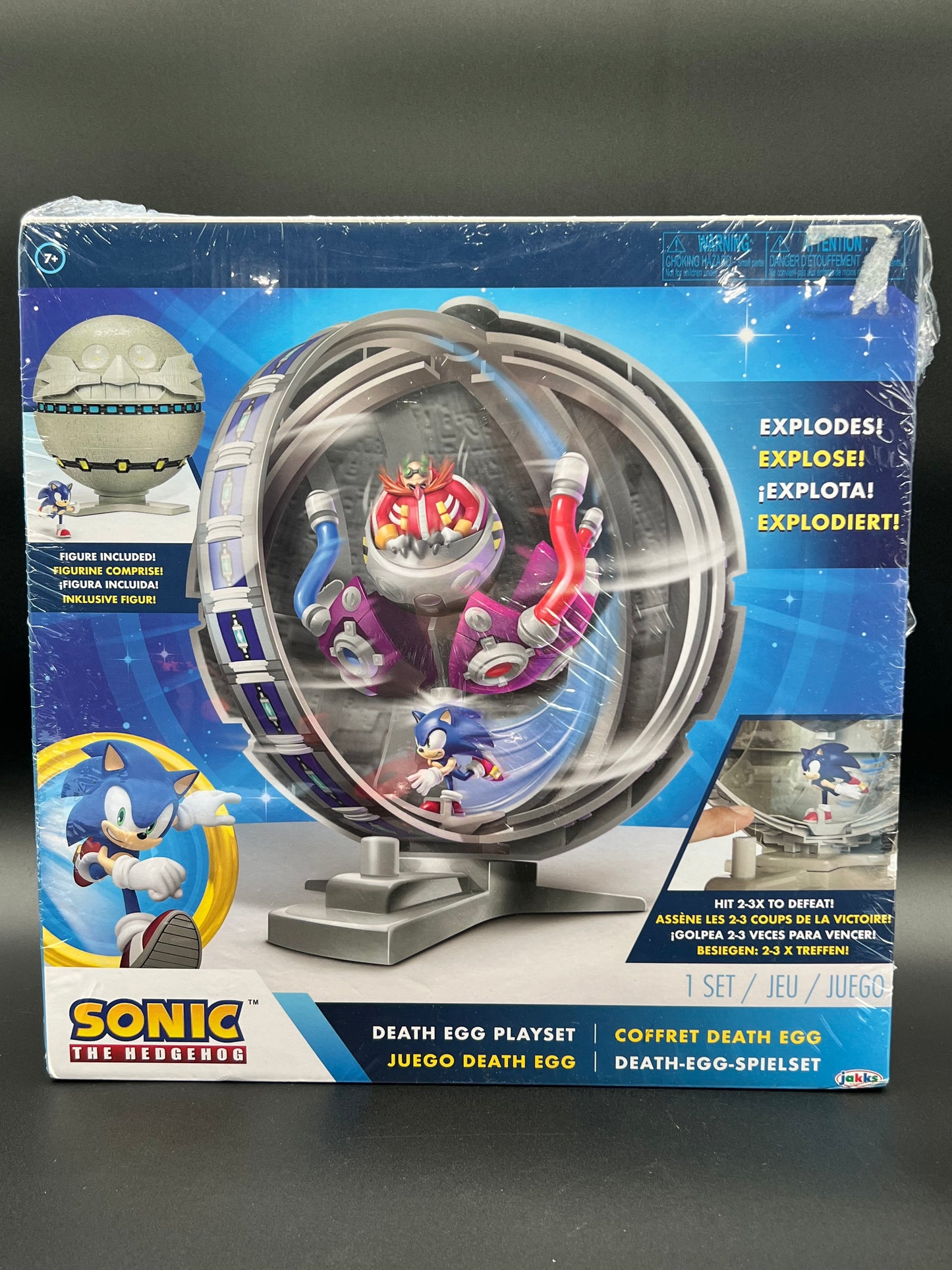 Sonic The Hedgehog 2.5" Action Figure Death Egg Playset with Sonic