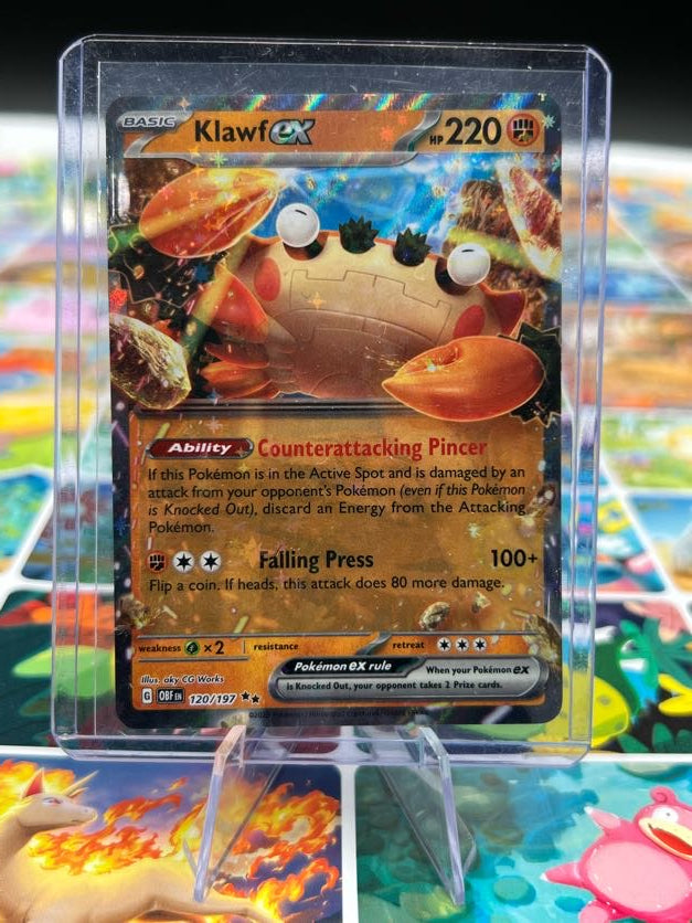 Klawf ex - 120/197 - SV03: Obsidian Flames (OBF) Pokémon Card TCG