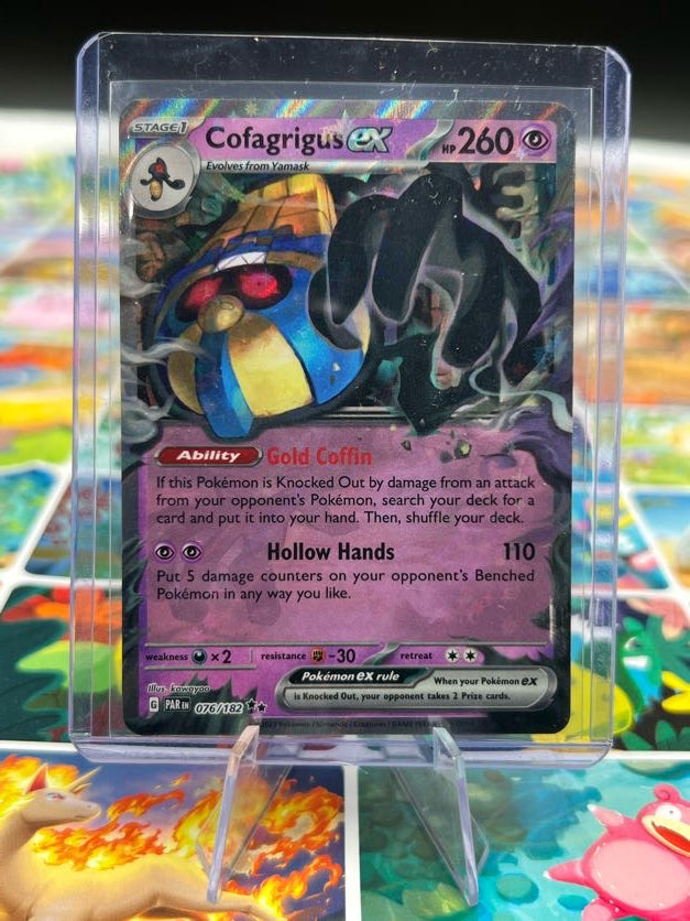 Cofagrigus ex - 076/182 - SV04: Paradox Rift (PAR) Pokémon Card TCG