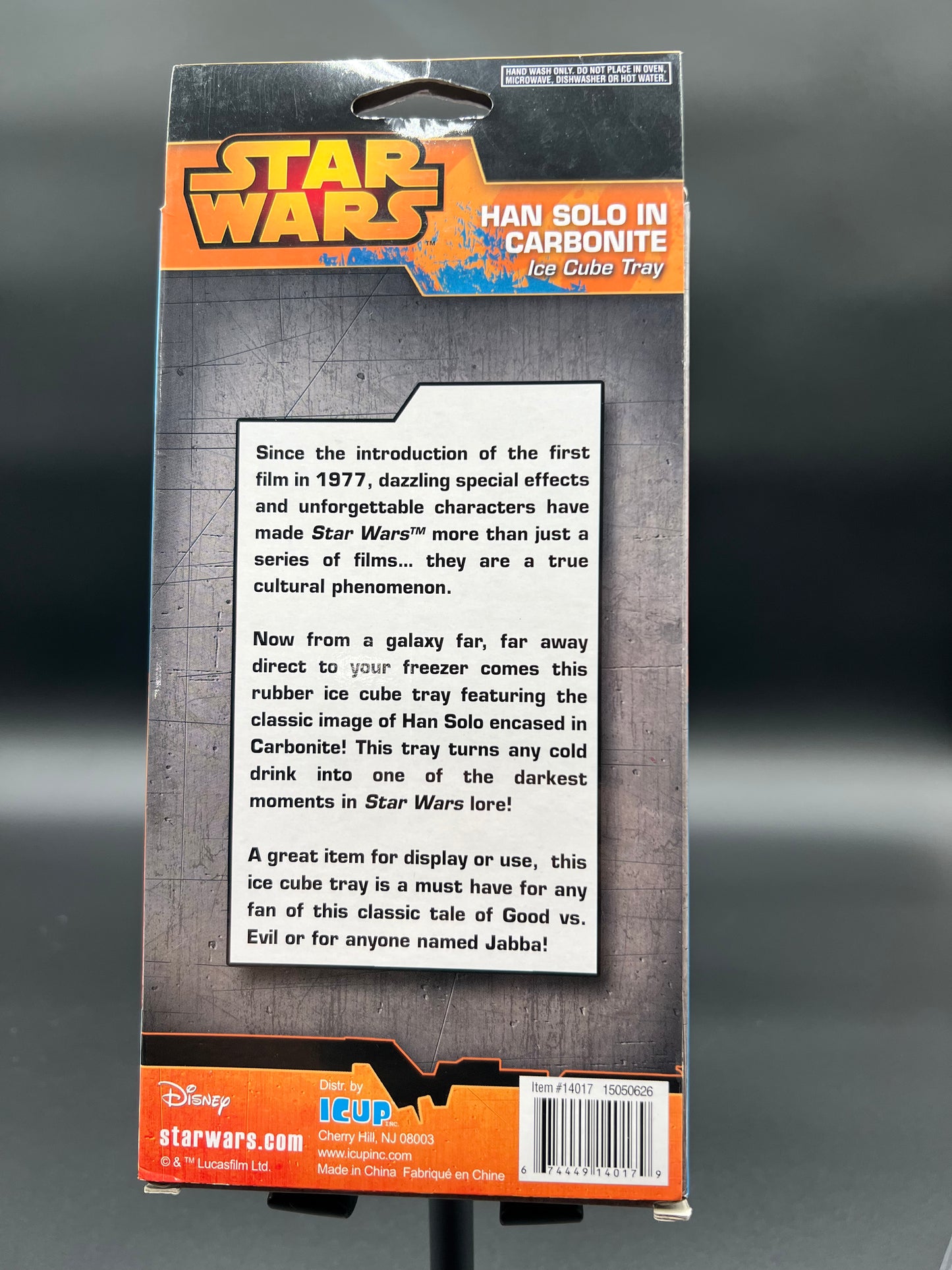 Star Wars Han Solo in Carbonite Ice Cube Tray