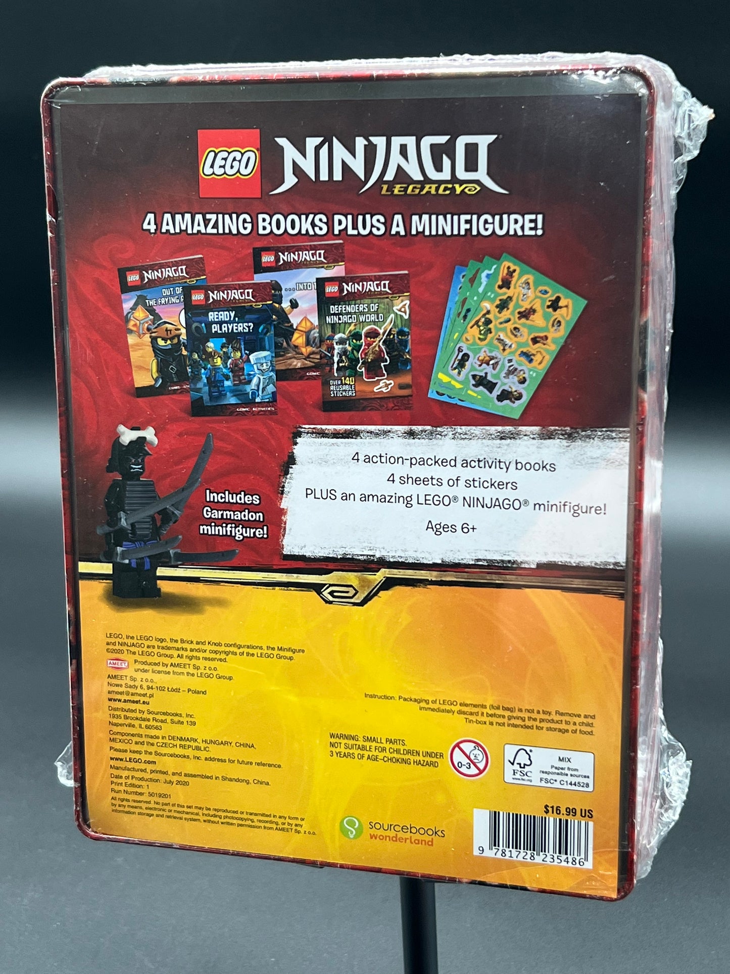 LEGO Ninjago Legacy 4 Garmadon Minifigure & Activity Books Sealed New 2020