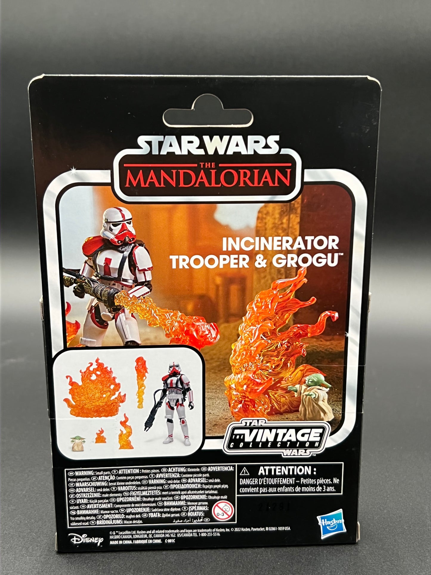 The Vintage Collection Deluxe Incinerator Trooper & Grogu 203768 Star Wars - The Vintage Collection Deluxe Incinerator Trooper & Grogu,Black Hasbro Star Wars