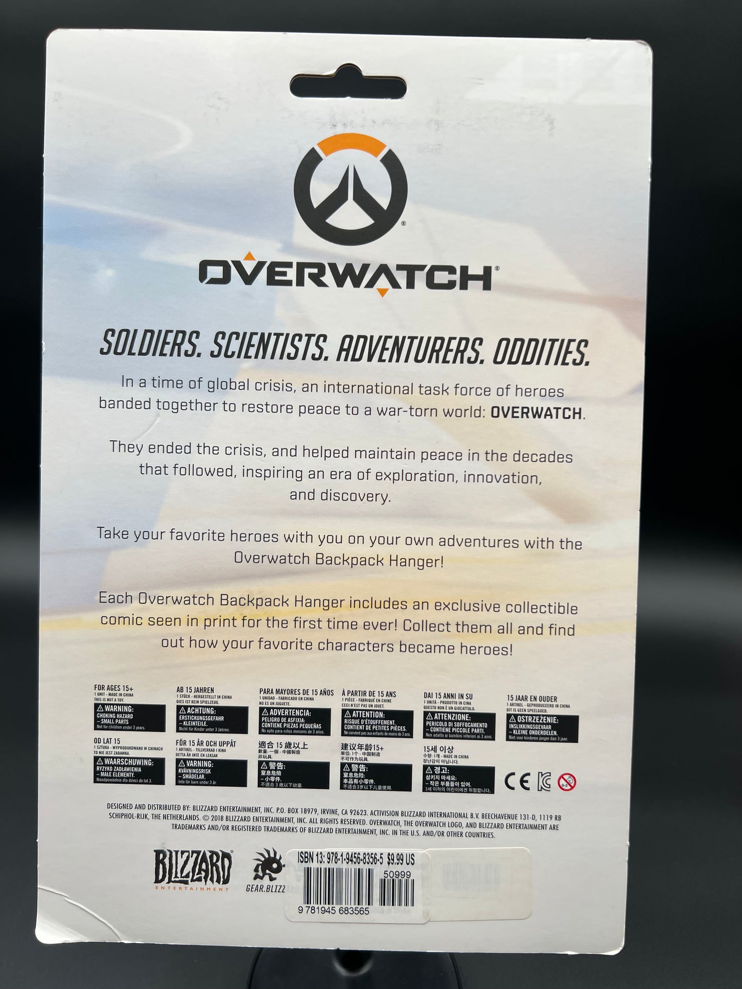 Overwatch Torbjorn Comic Book and Backpack