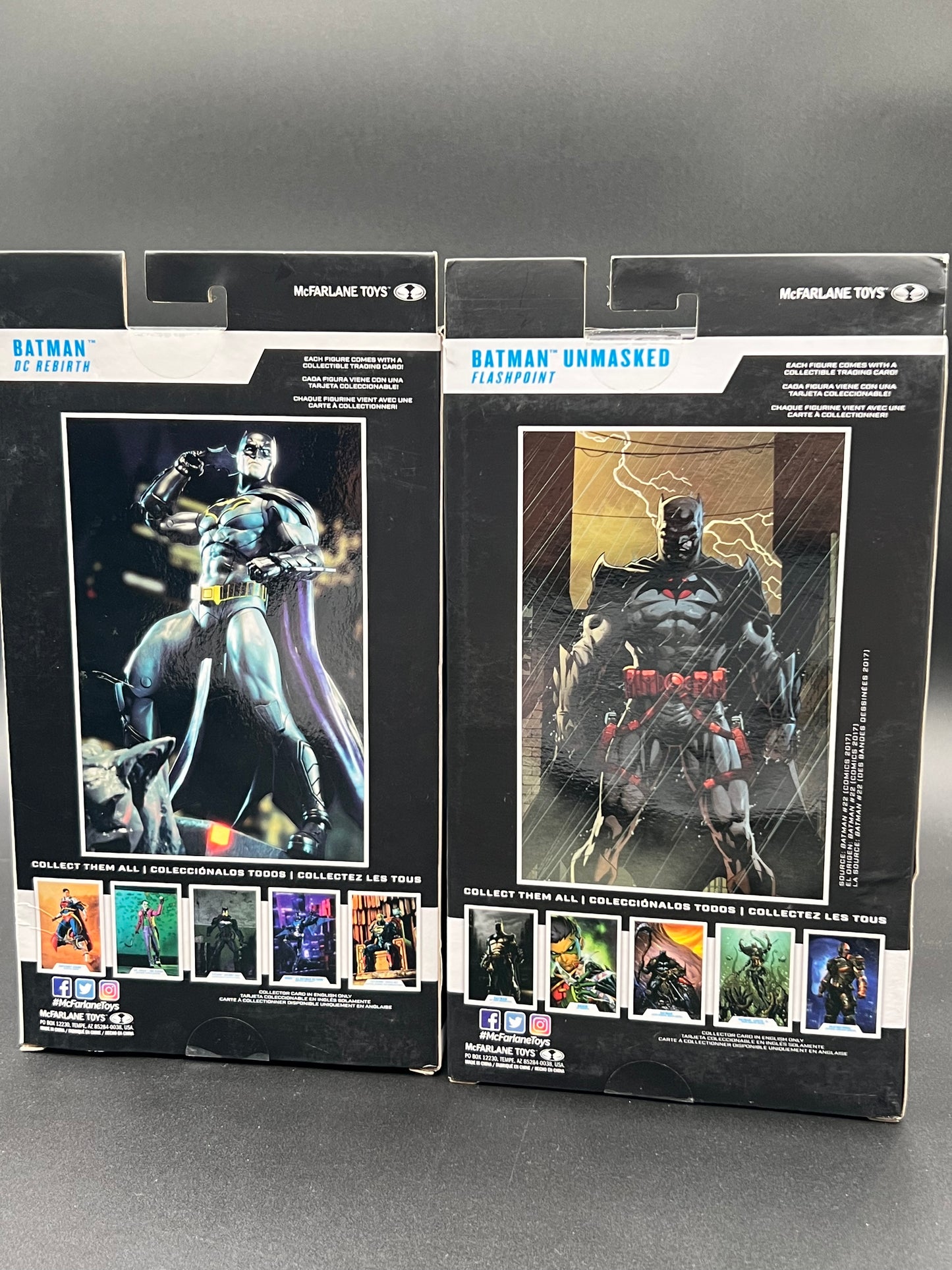 McFarlane Toys - DC Multiverse Batman DC REBIRTH + BATMAN UNMASKED FLASHPOINT New
