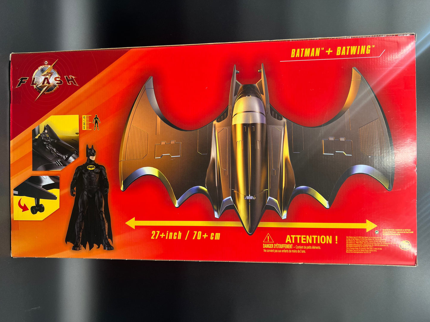 THE FLASH Movie Batwing and Batman Action Figure Toy Spinmaster Target Exclusive New