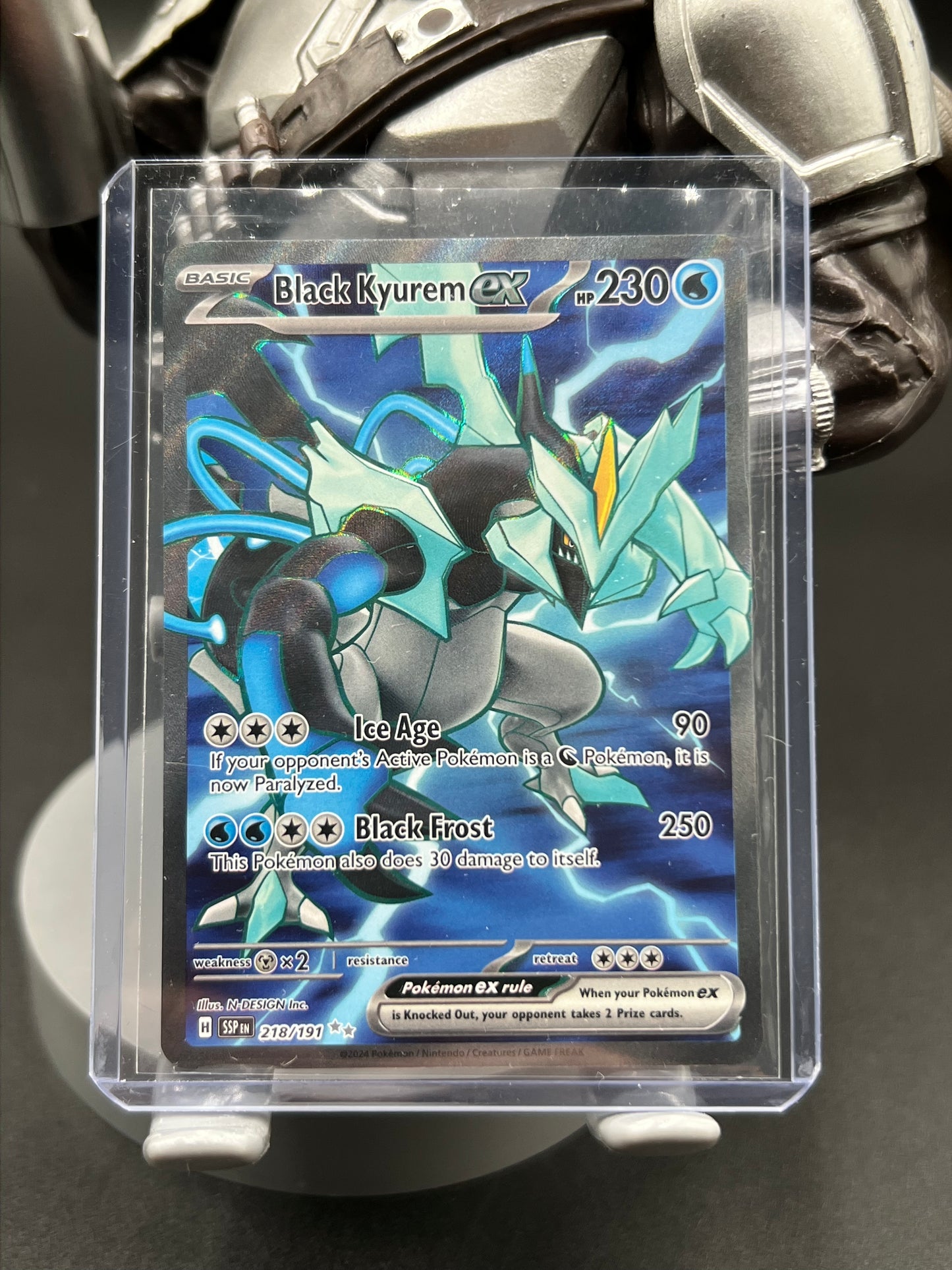 Black Kyurem ex - 218/191 - SV08: Surging Sparks (SV08) Pokémon TCG