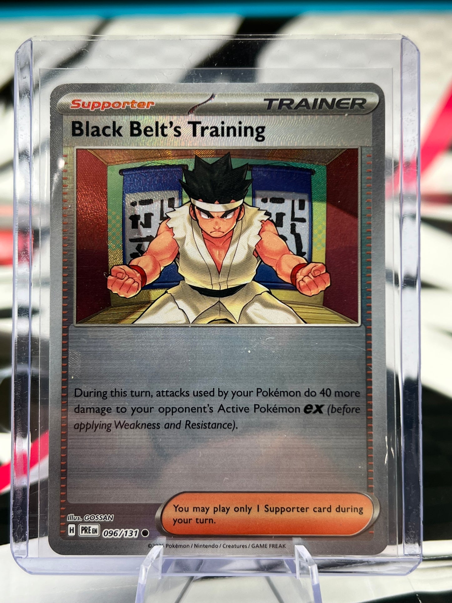 Black Belt's Training - 096/131 (Poke Ball Pattern) - SV: Prismatic Evolutions (PRE) Pokémon TCG