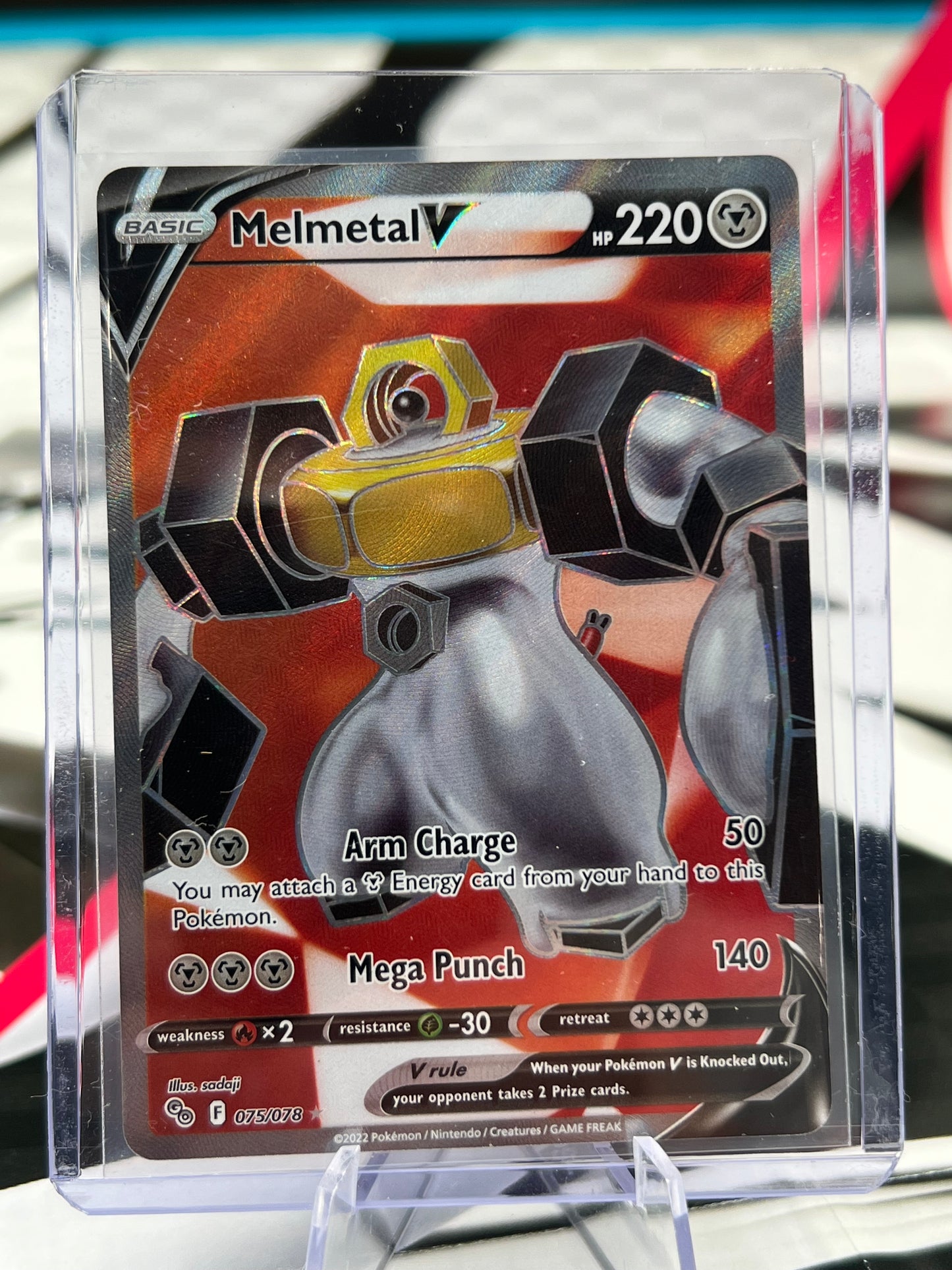 Melmetal V (Full Art) - 075/078 - Pokemon GO (PGO) Pokémon TCG