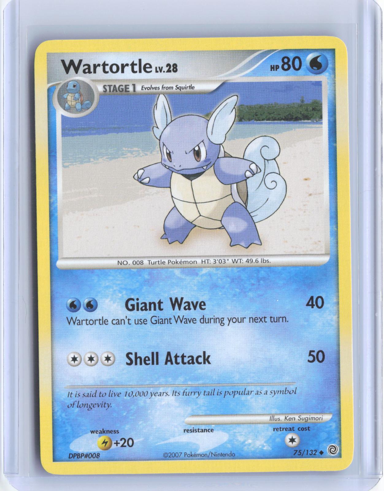 Wartortle 75/132 Uncommon Secret Wonders Pokemon TCG Card