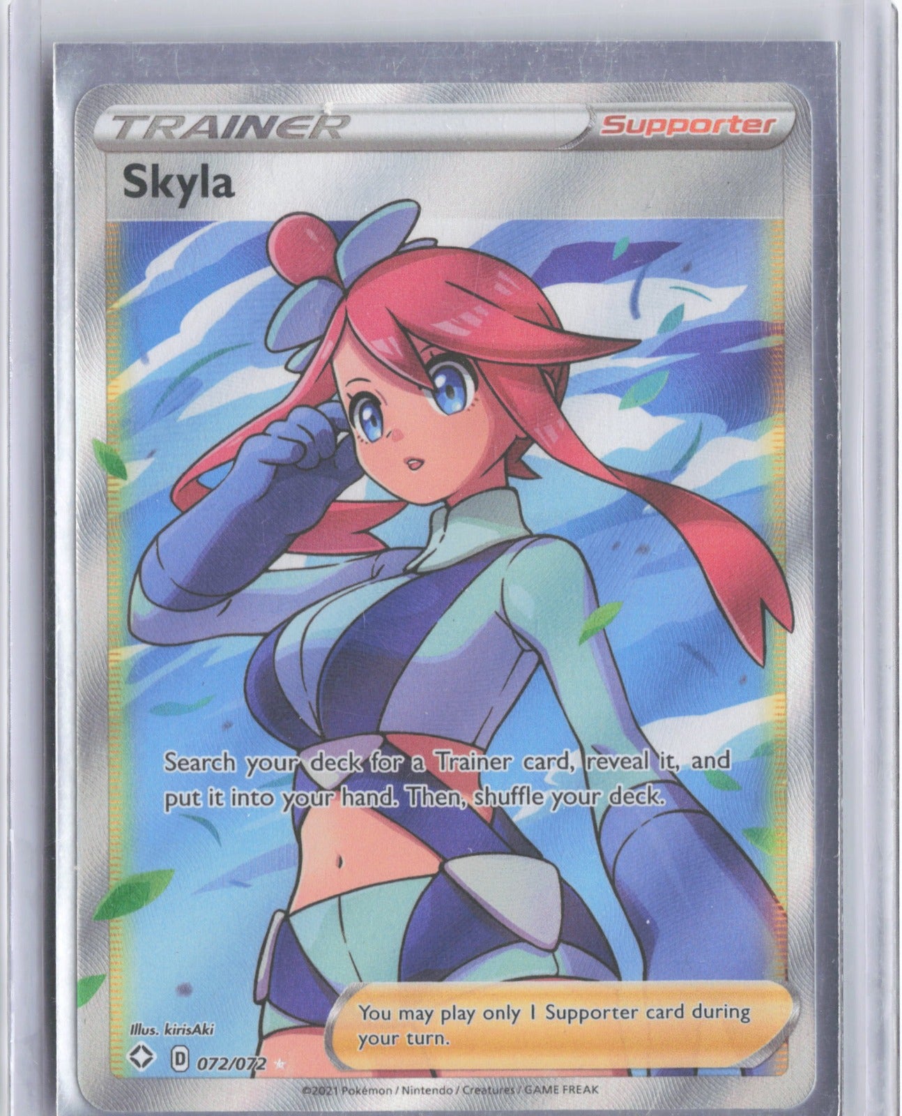 Skyla (Full Art) Holo Ultra Rare Shining Fates 072/072