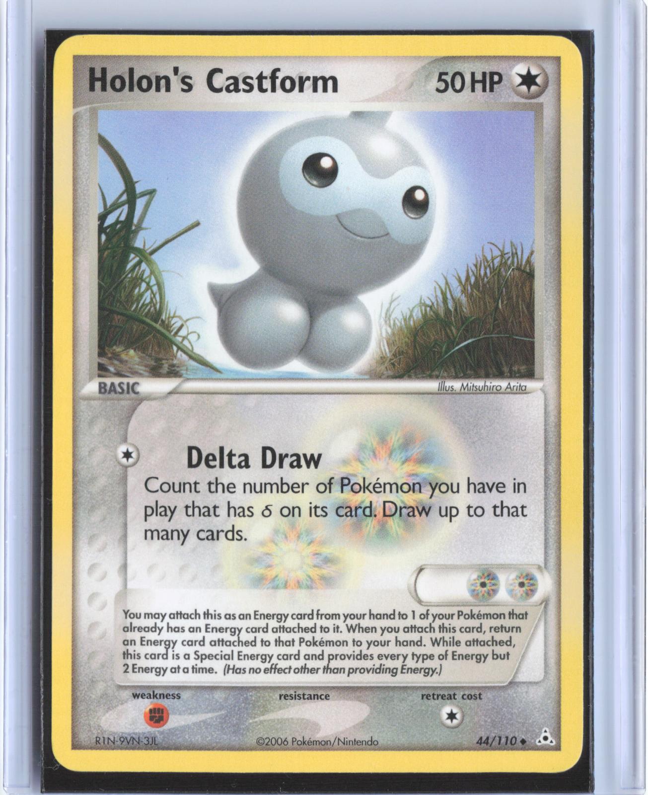 Holon's Castform 44/110 Uncommon Holon Phantoms Pokemon TCG Card