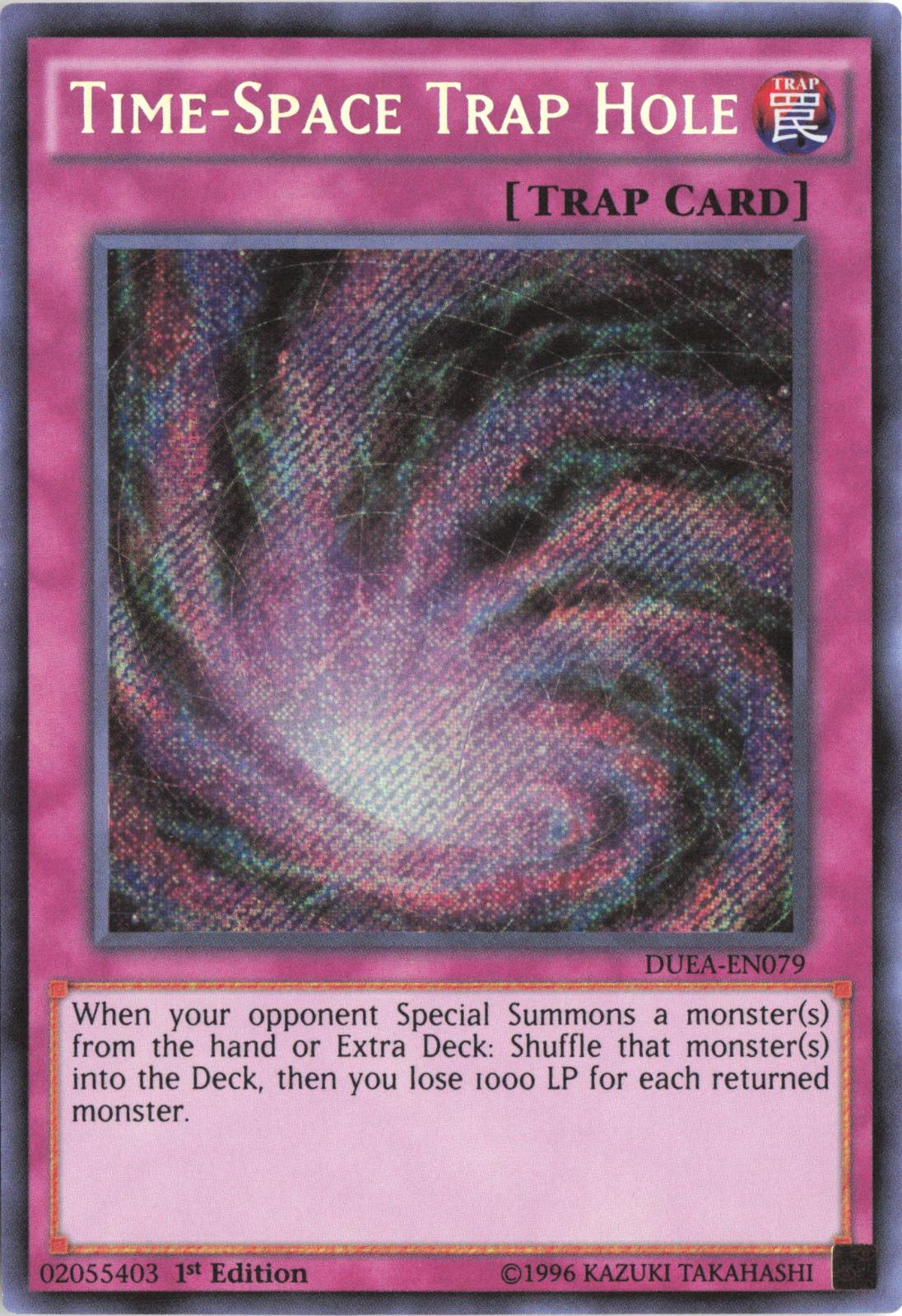 Time-Space Trap Hole DUEA-EN079 Duelist Alliance Yu-Gi-Oh 1st Edition