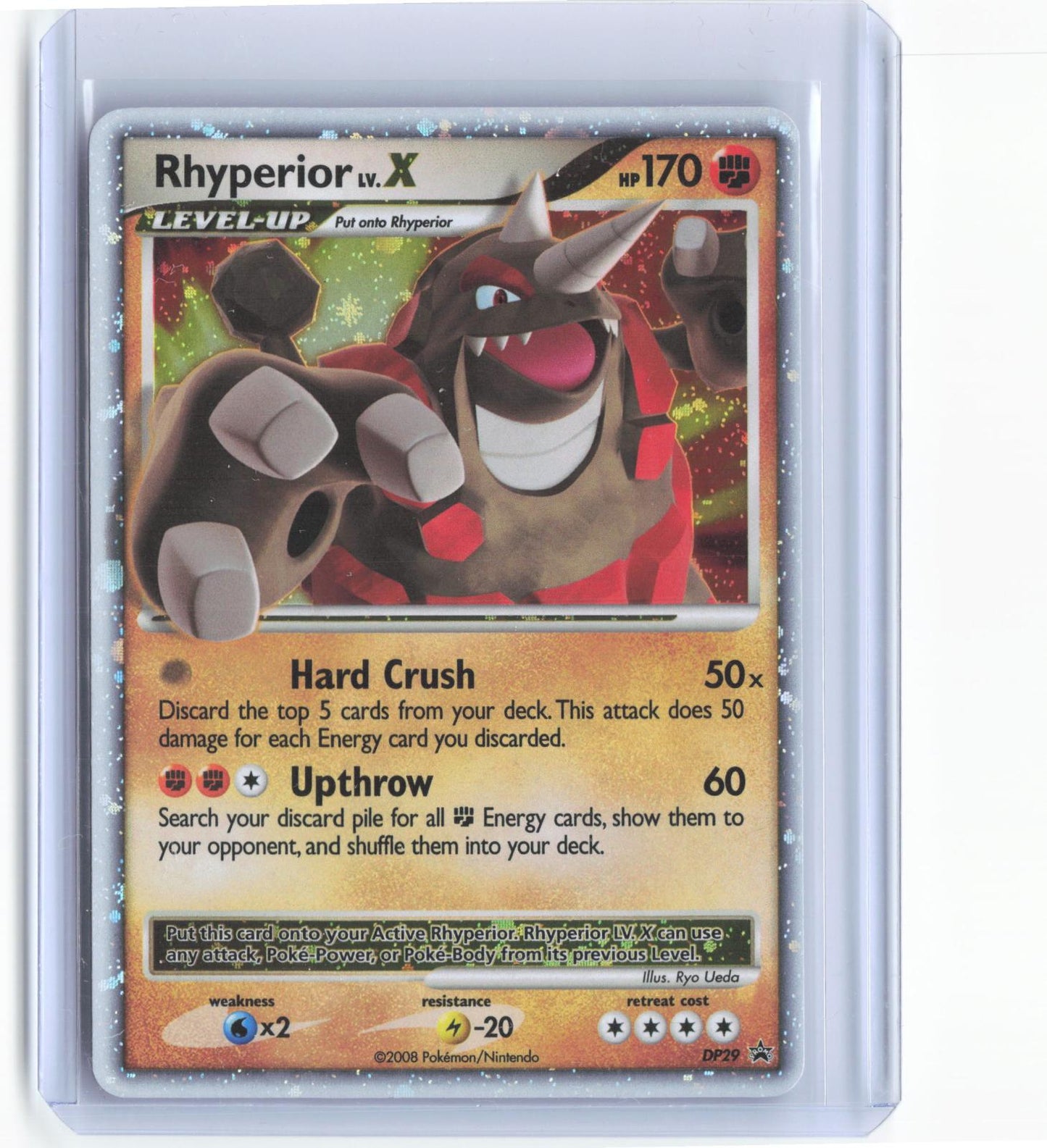 Rhyperior LV.X DP29 Holo Promo Diamond and Pearl Promos Pokemon TCG Card