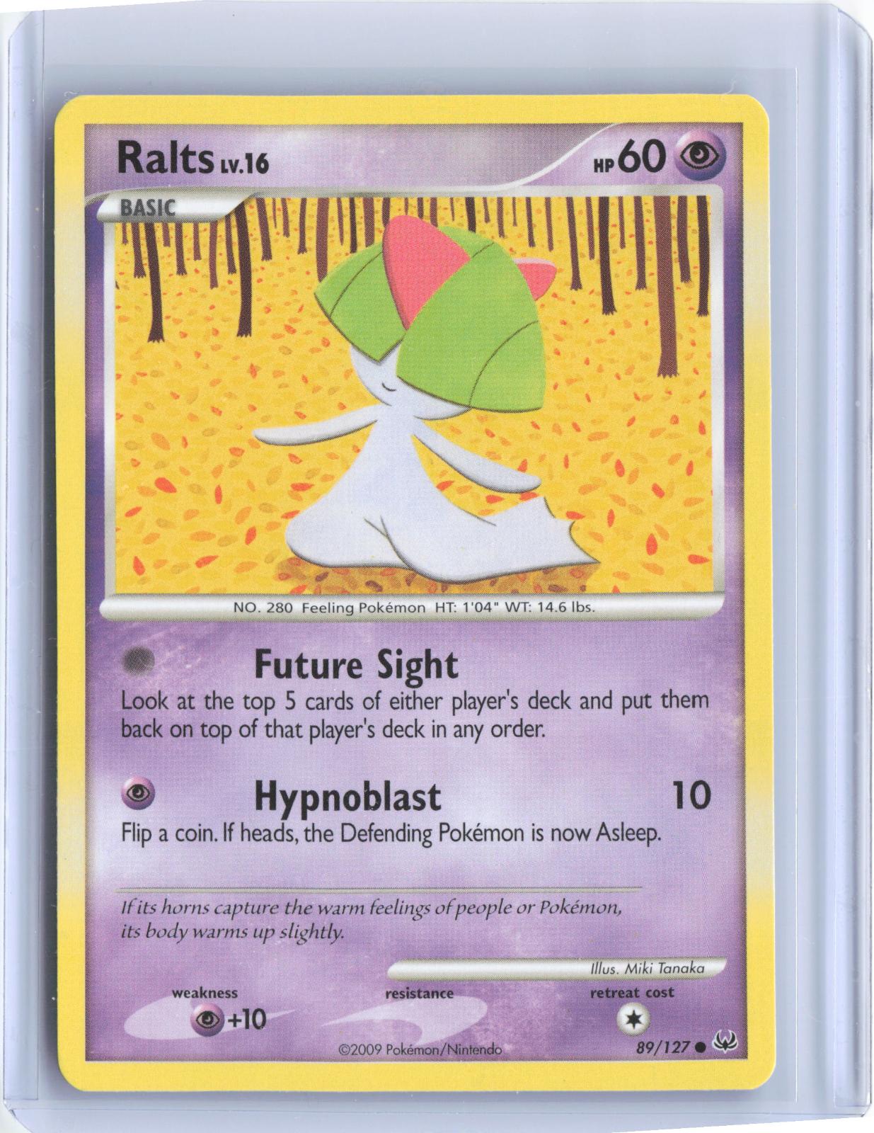 Ralts 89/127 Common Platinum Pokemon TCG Card