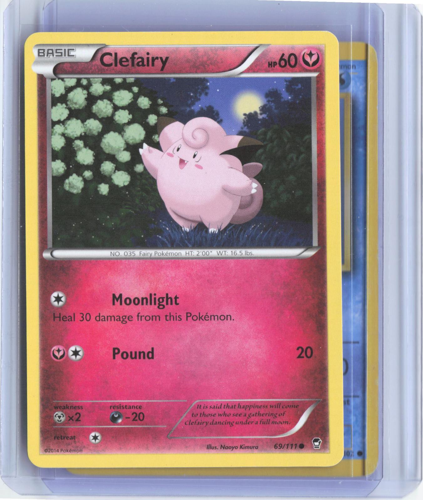 Clefairy 69/111 Common Furious Fists Pokemon TCG Card