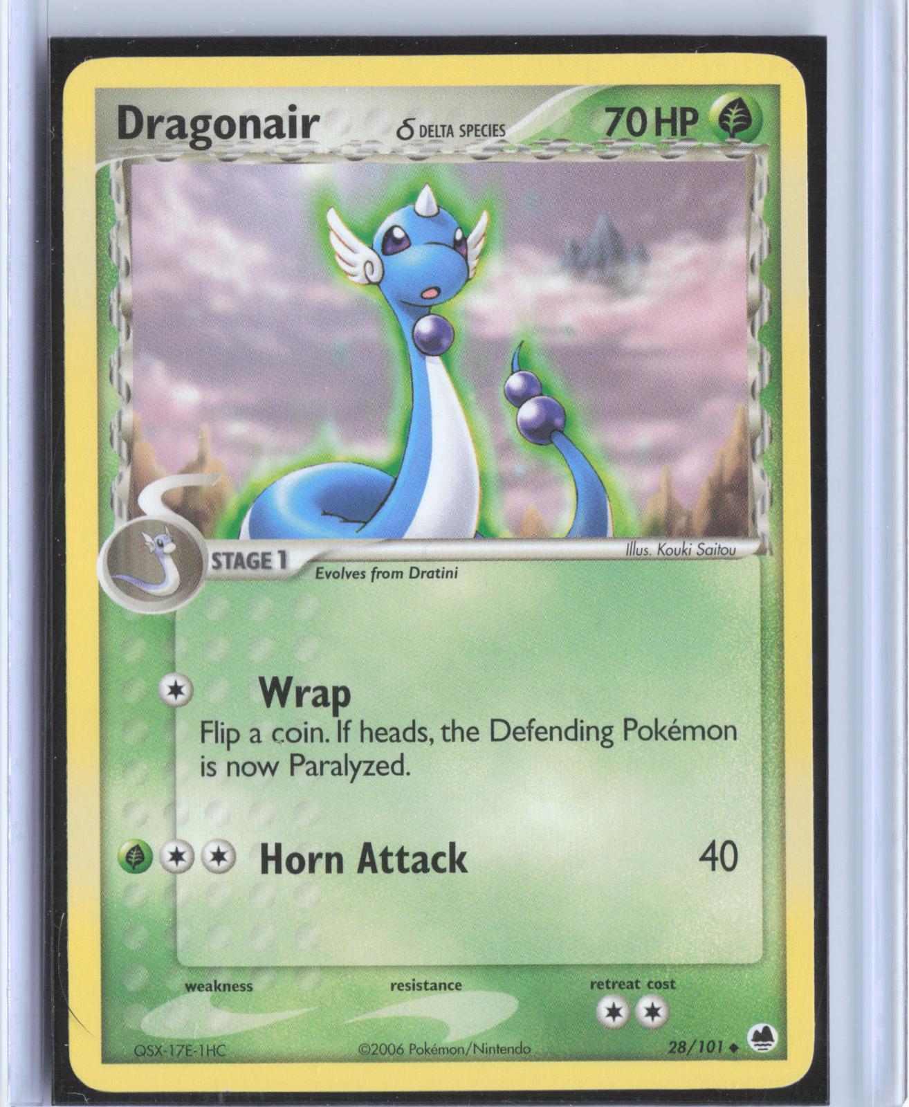 Dragonair 28/101 Uncommon Dragon Frontiers Pokemon TCG Card