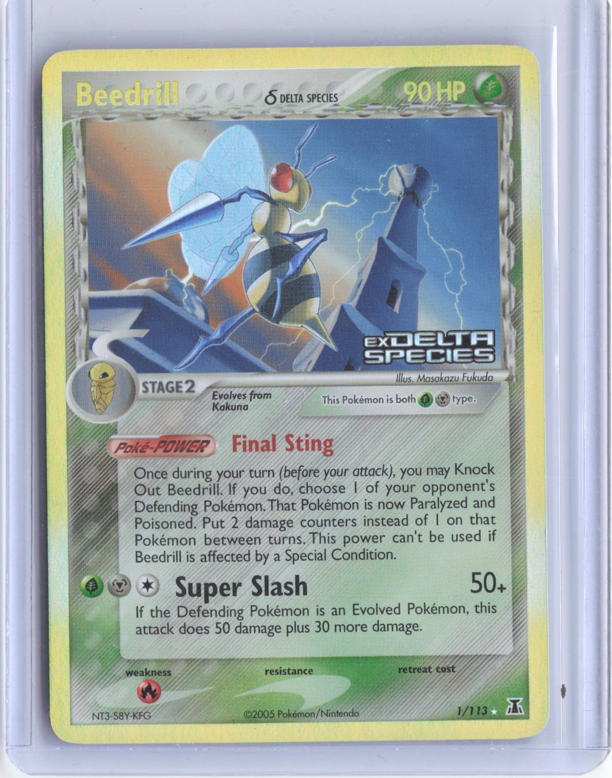 Beedrill (Delta Species) Reverse Holo Holo Rare Delta Species 1/113