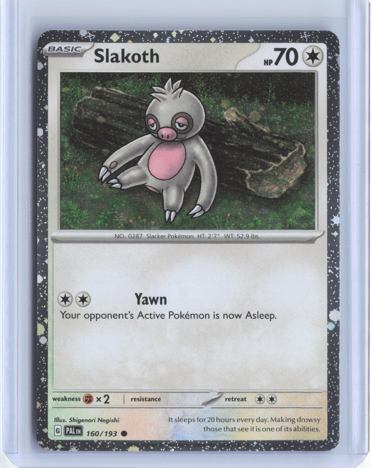 Slakoth (Cosmos Holo) 160/193 Holo Miscellaneous Cards Pokemon TCG Card