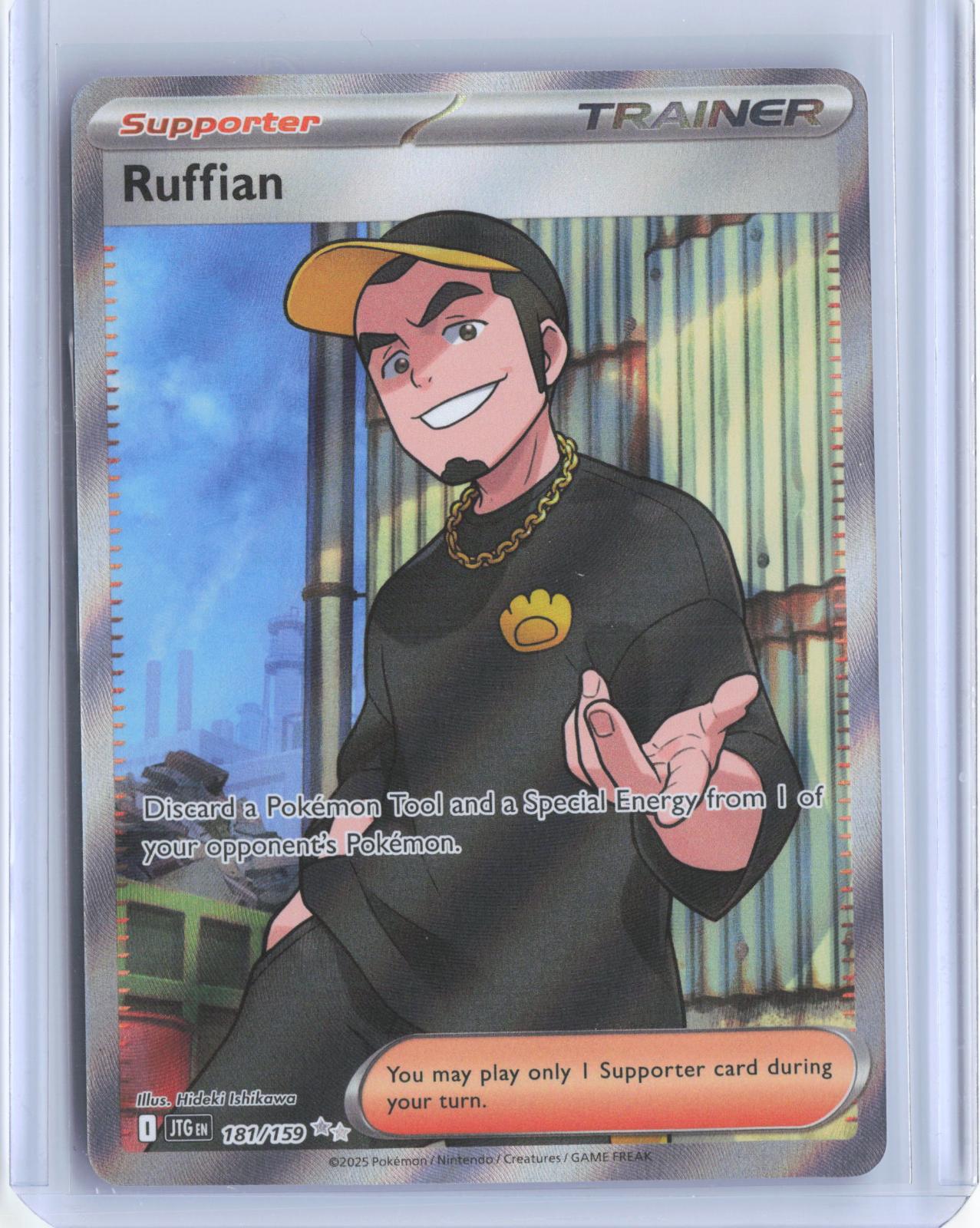 Ruffian 181/159 Ultra Rare Journey Together Pokemon TCG Card
