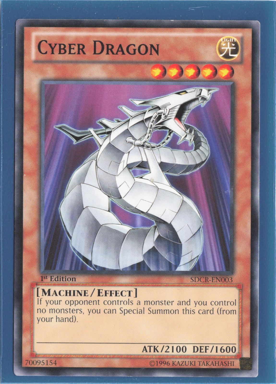 Cyber Dragon SDCS-EN003 Structure Deck: Cyber Strike Yu-Gi-Oh 1st Edition