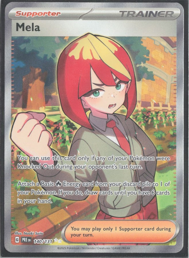 Mela - 140/131 - SV: Prismatic Evolutions (PRE) Pokemon TCG