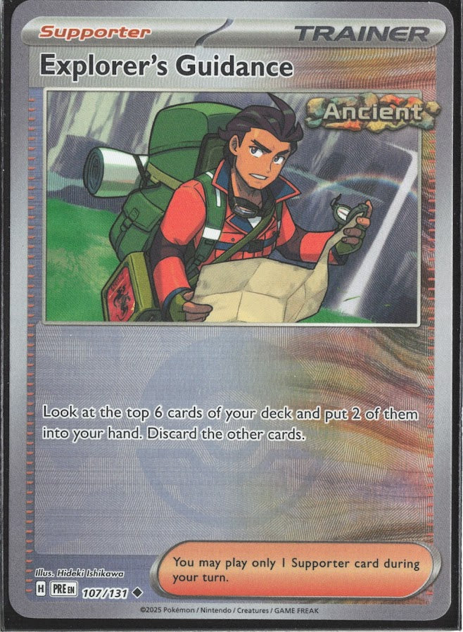 Explorer's Guidance (Poke Ball Pattern) - 107/131 - SV: Prismatic Evolutions (PRE) Pokemon TCG