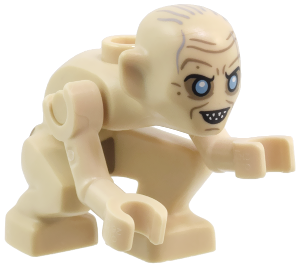 LEGO Lord of the Rings - Gollum - Round Eyes Item No: lor133 Set: 10333
