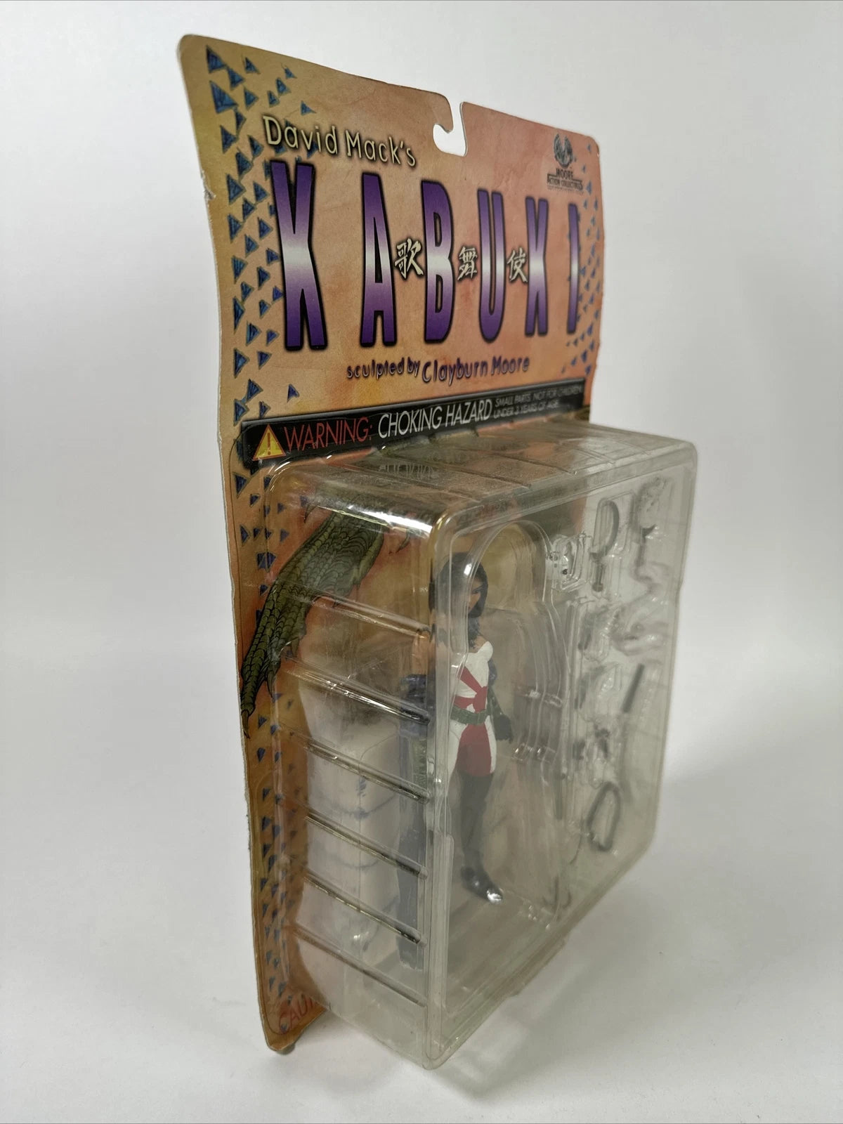 Kabuki Doppelganger Figure Clayburn Moore Action Collectible New 2000 David Mack