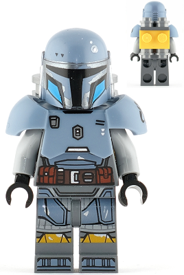 LEGO Star Wars - Paz Vizsla - Backpack without Clip Item No: sw1341 Set: 75386