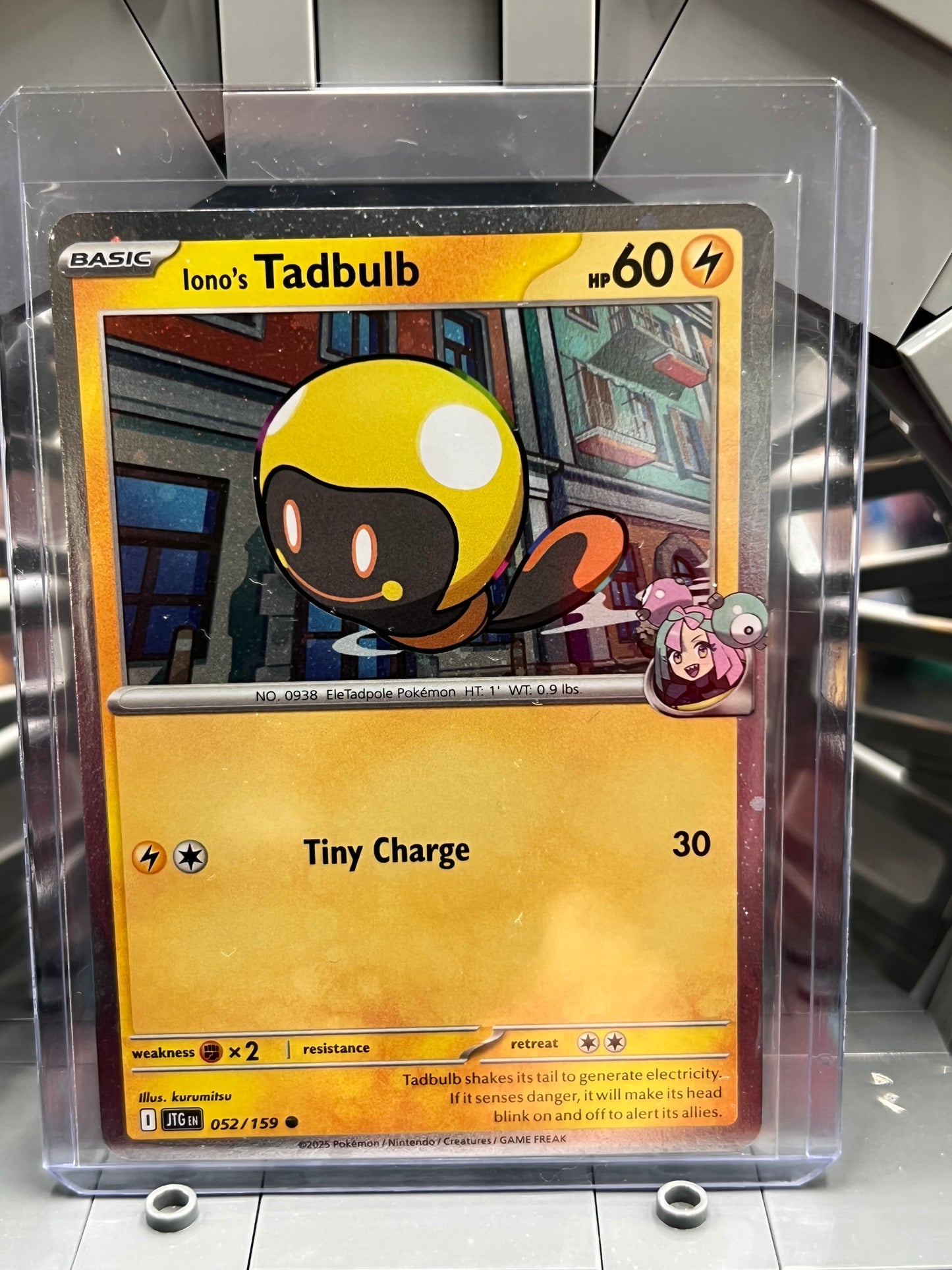 Iono's Tadbulb - 052/159 (Cosmos Holo) - Miscellaneous Cards & Products (MCAP) Pokémon TCG