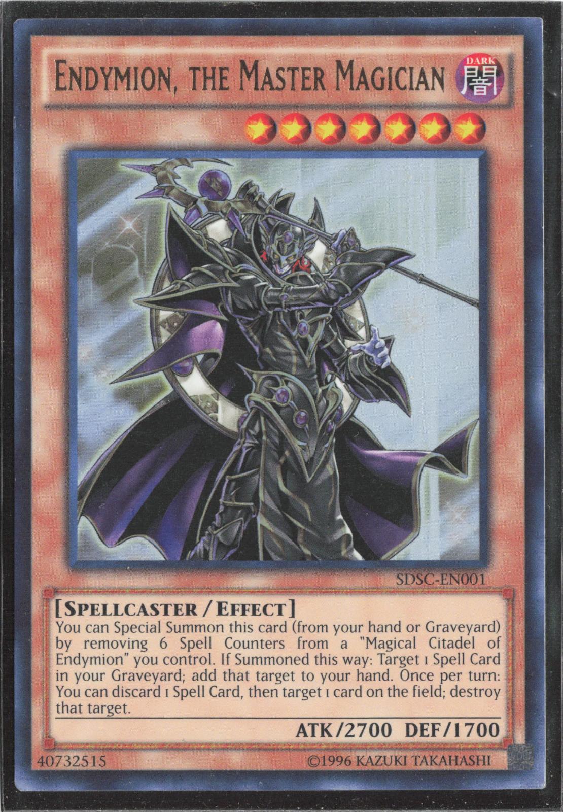 Endymion, The Master Magician SDSC-EN001 Structure Deck: Spellcaster's Command Yu-Gi-Oh Unlimited