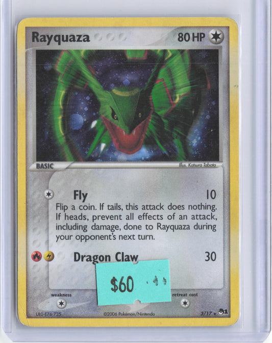 Rayquaza 3/17 Rare POP Series 1 Pokemon