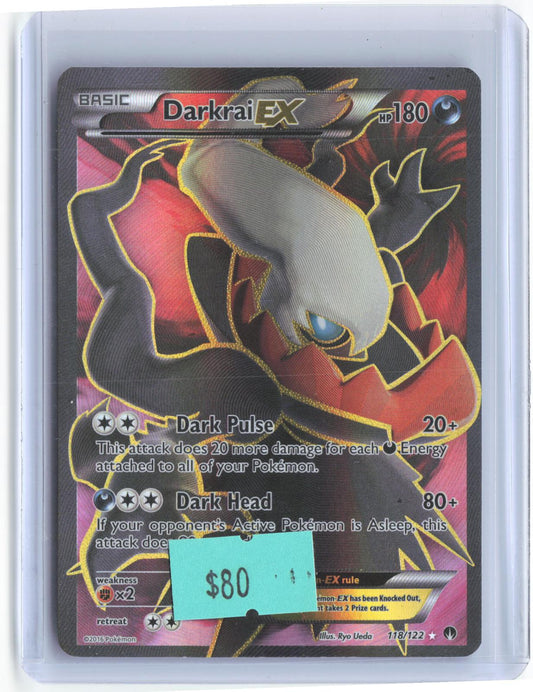 Darkrai EX 118/122 Ultra Rare BREAKpoint Pokemon Holo