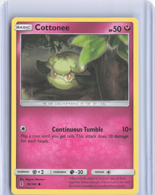 Cottonee 90/145 Common Guardians Rising Pokemon TCG Card