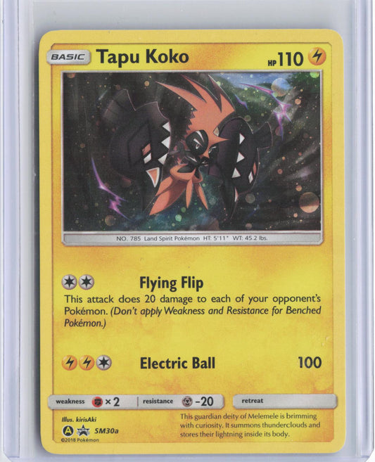 Tapu Koko SM30A Holo Promo Alternate Art Promos Pokemon TCG Card