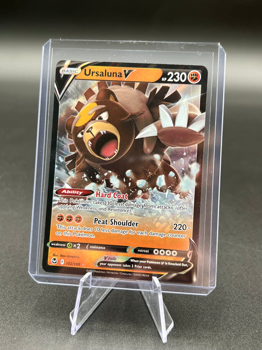 Ursaluna V - SWSH12: Silver Tempest (SWSH12) Pokémon TCG 102/195