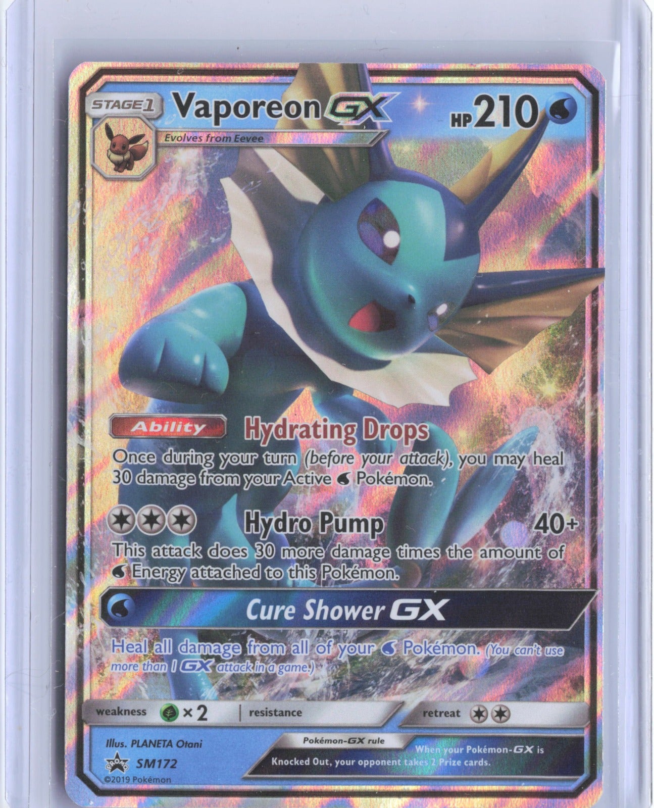 Vaporeon GX Holo Promo SM Promos SM172