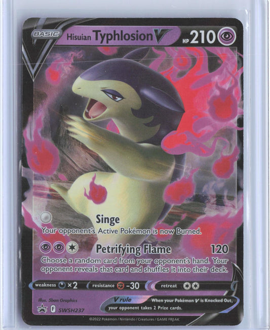Hisuian Typhlosion V SWSH237 Holo Promo Sword & Shield Promo Pokemon