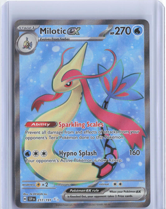 Milotic ex 217/191 Ultra Rare Surging Sparks Pokemon Holo TCG Card