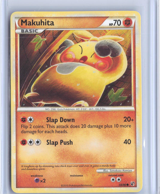 Makuhita 55/90 Common HGSS Undaunted Pokemon