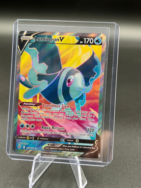 Lumineon V 155/172 (Full Art) - SWSH09: Brilliant Stars (SWSH09) Pokémon TCG