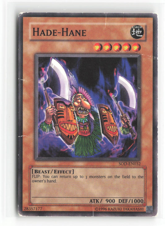 Hade-Hane SOD-EN032 Common / Short Print Soul of the Duelist Yu-Gi-Oh Unlimited