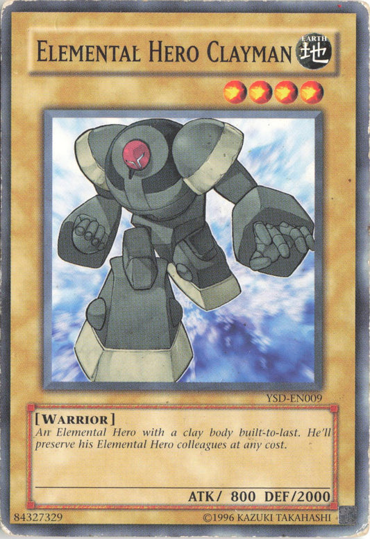 Elemental Hero Clayman YSD-EN009 Starter Deck 2006 Yu-Gi-Oh Unlimited