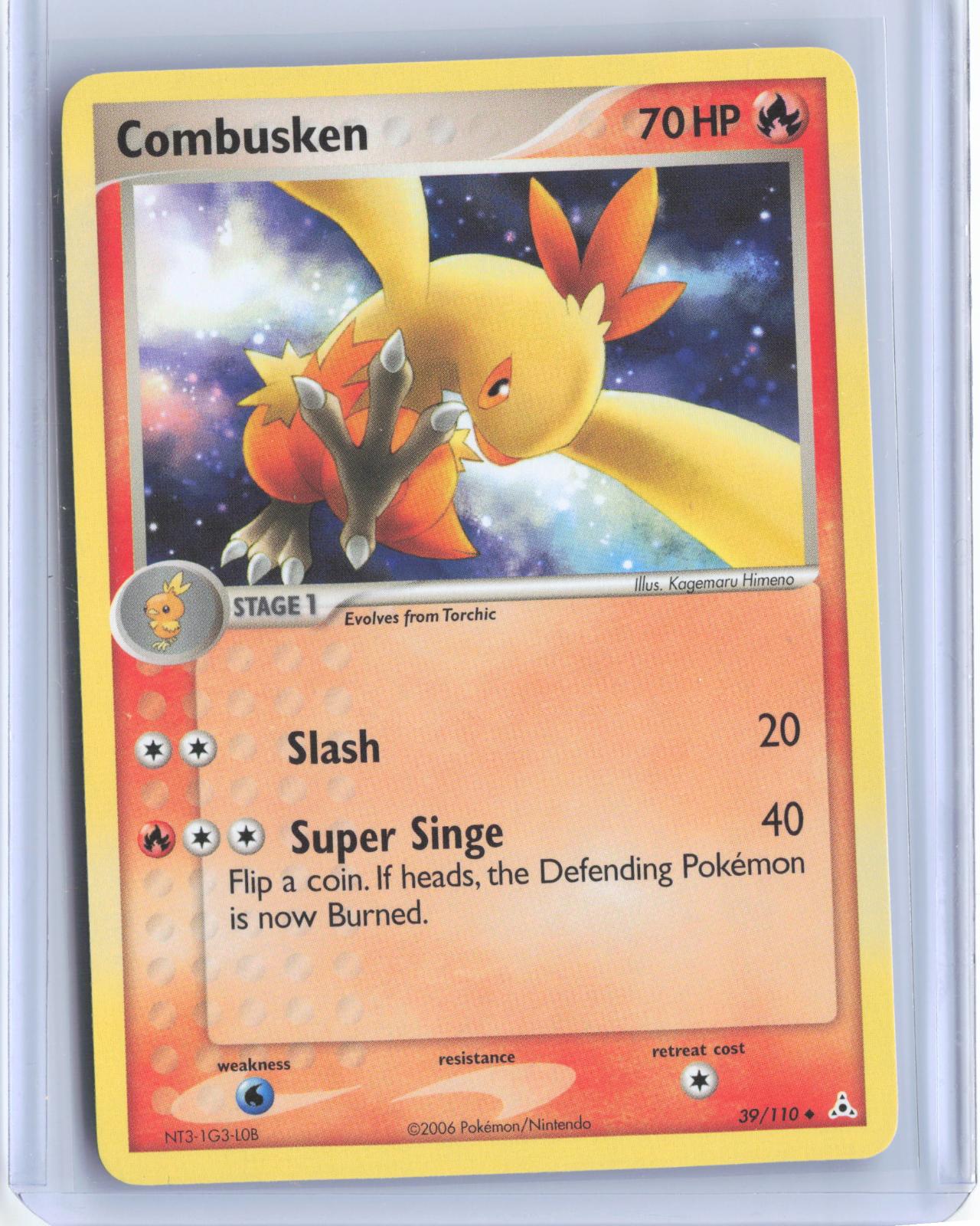 Combusken 39/110 Uncommon Holon Phantoms Pokemon TCG Card