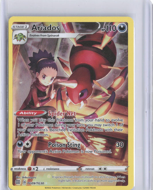 Ariados TG09/TG30 Holo Brilliant Stars Trainer Gallery Pokemon