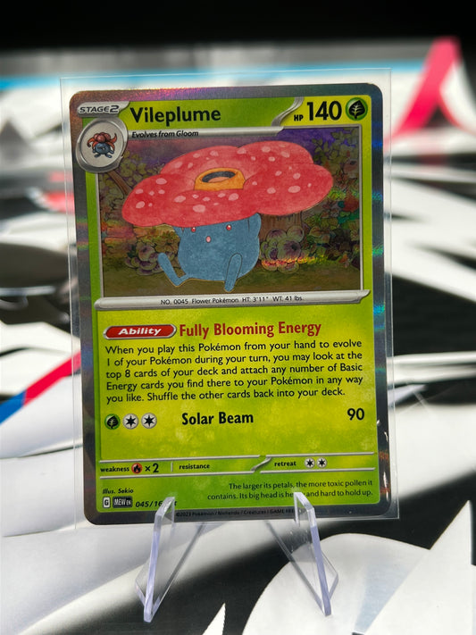 Vileplume Holo Rare 045/165 - SV: Scarlet & Violet 151 (MEW) Pokémon Card TCG