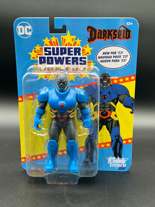 McFarlane Toys, DC Multiverse, 5-inch Super Powers Darkseid Action Figure with 5 Points of articulations, Collectible Retro 1980’s Line – Ages 12+ One Size