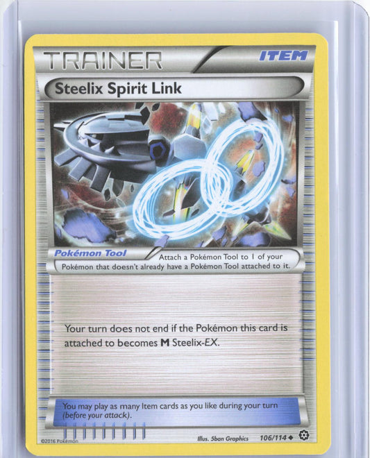 Steelix Spirit Link 106/114 Uncommon Steam Siege Pokemon TCG Card
