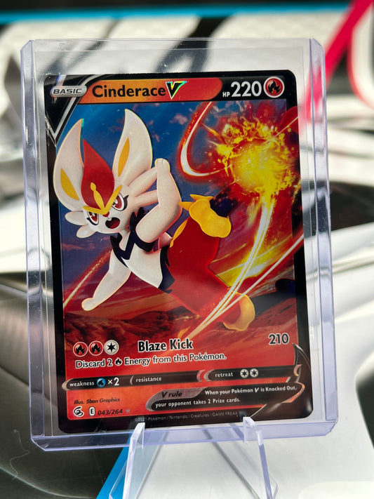 Cinderace V 043/264 / Ultra Rare (43) - SWSH08: Fusion Strike (SWSH08) Pokémon TCG